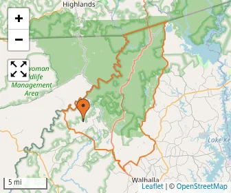 Area schools map